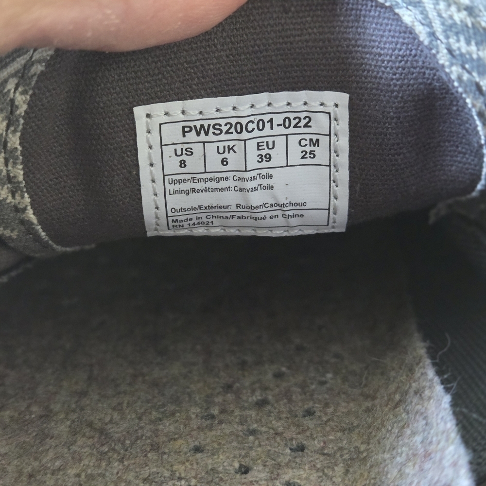 Gray Pendleton Cape Coral Canvas Sneakers - Picture 8 of 10